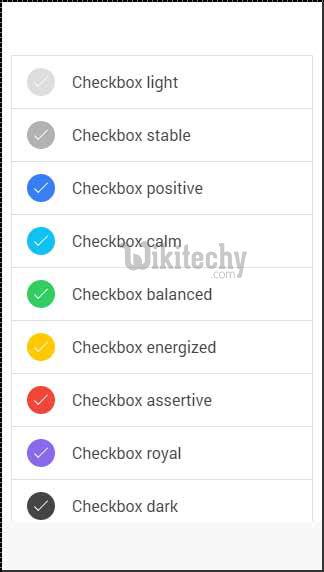  ionic checkbox color